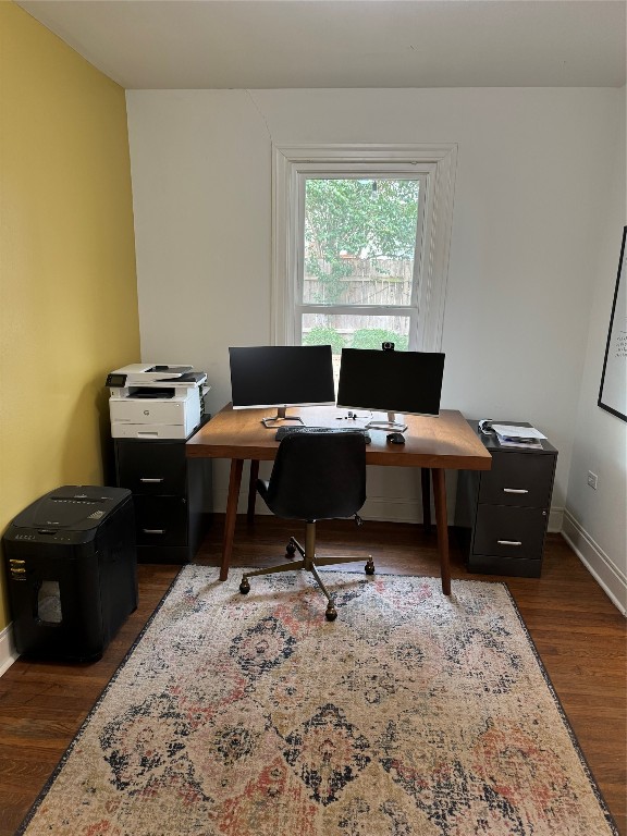 1308 Navasota Street Austin, TX 78702 - Photo 13 of 14 a view of a workspace with furniture