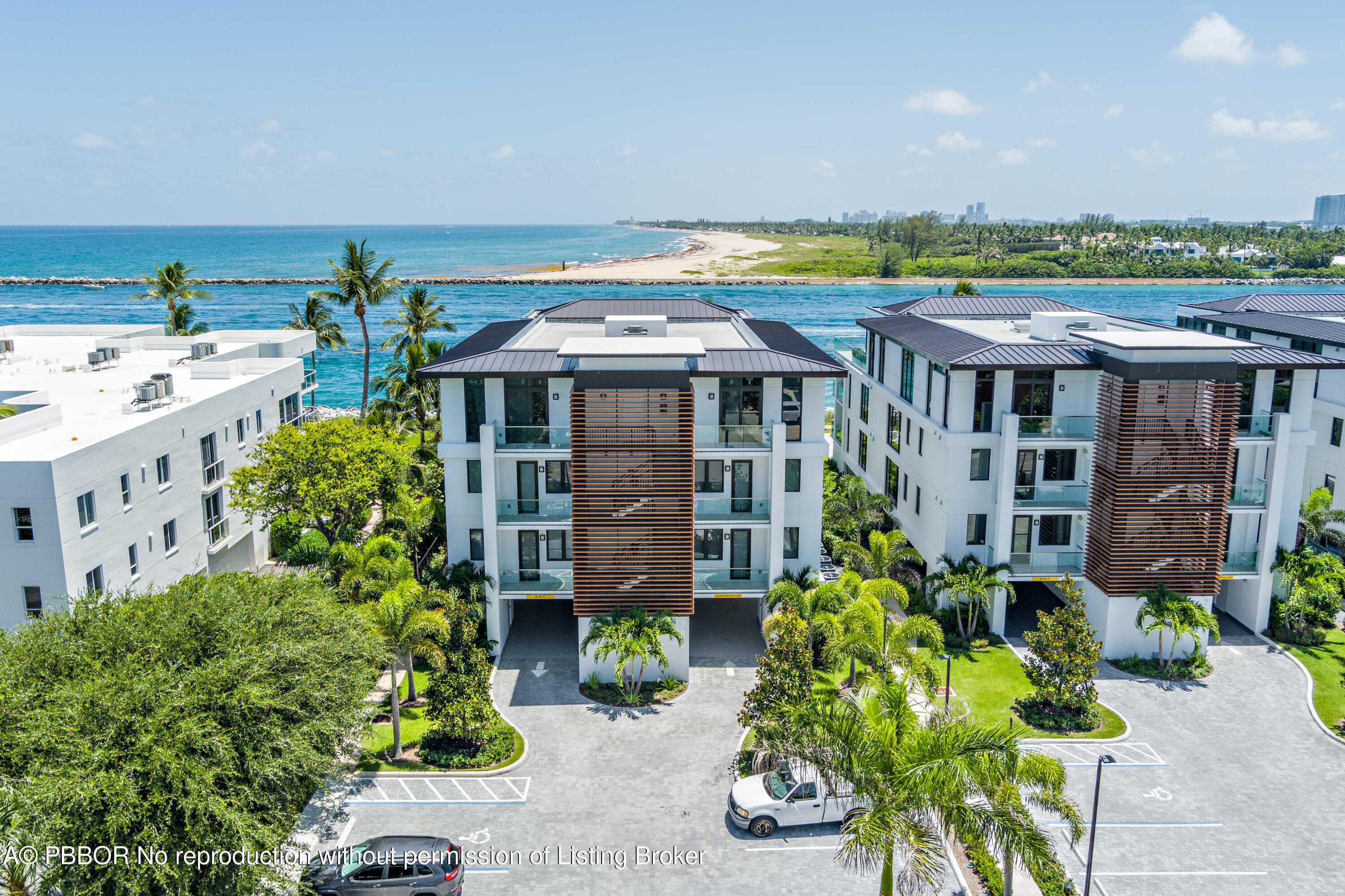 150 Inlet Way, Unit 1E Palm Beach Shores, FL 33404 - Photo 34 of 41 a aerial view of a house