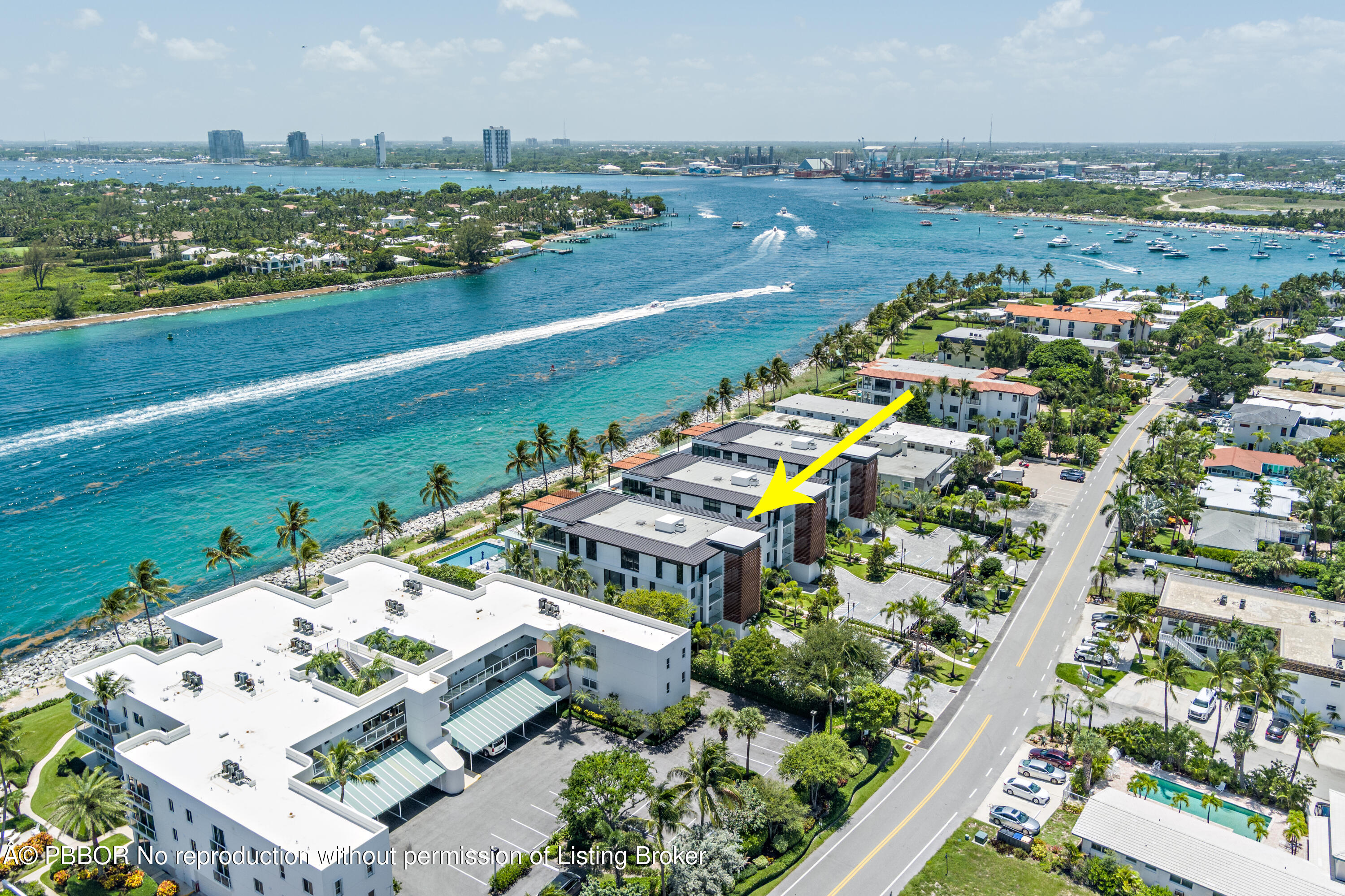 150 Inlet Way, Unit 1E Palm Beach Shores, FL 33404 - Photo 41 of 41 an aerial view of a city
