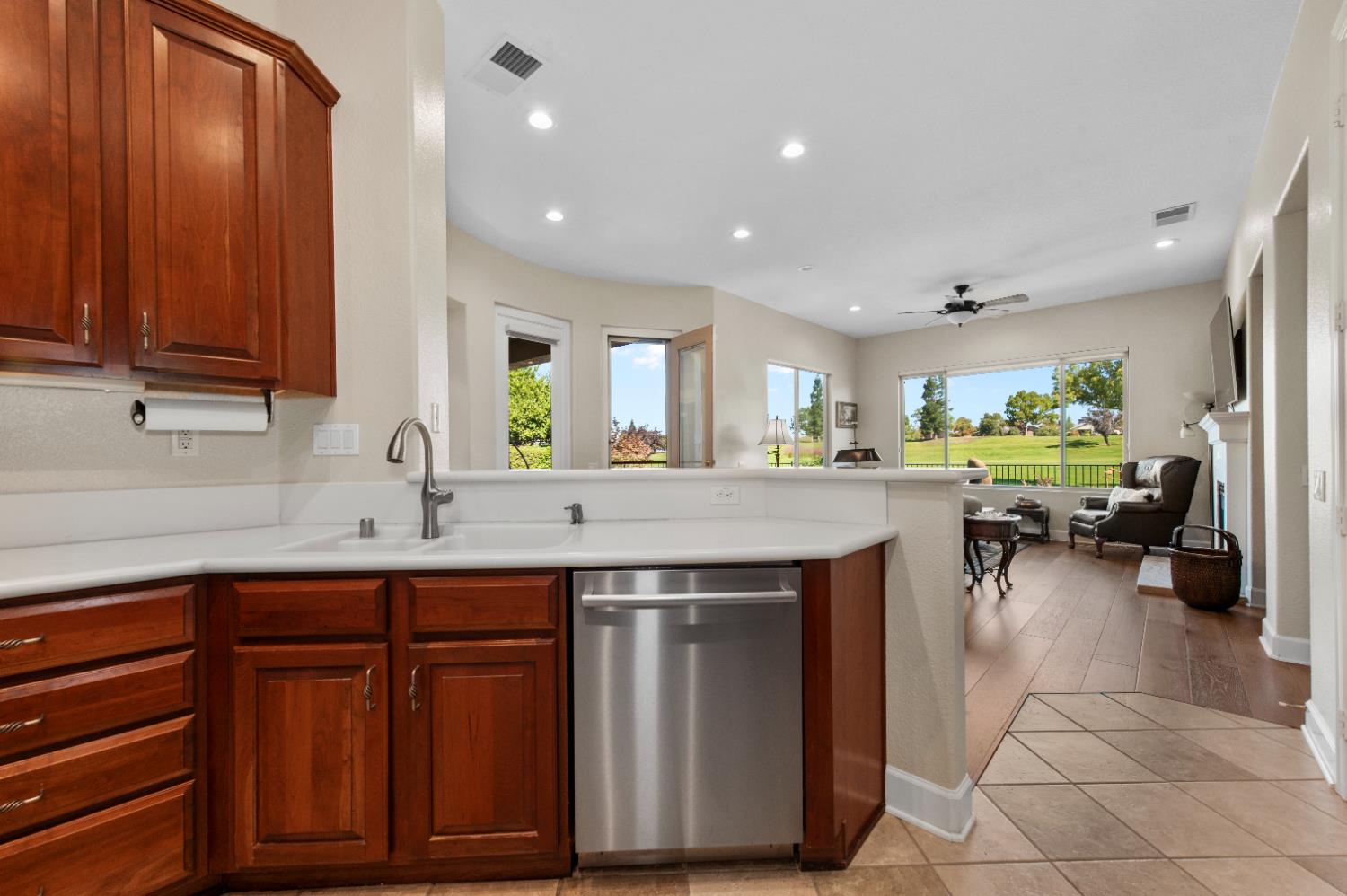 1146 Secret Lake Loop Lincoln, CA 95648 - Photo 25 of 61 Kitchen view into family room