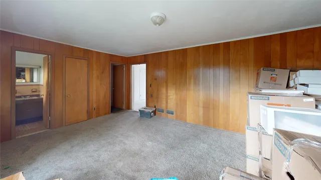 a workspace with furniture and a window