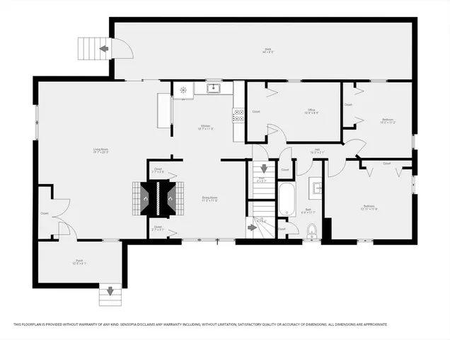 a view of living room with furniture and mirror