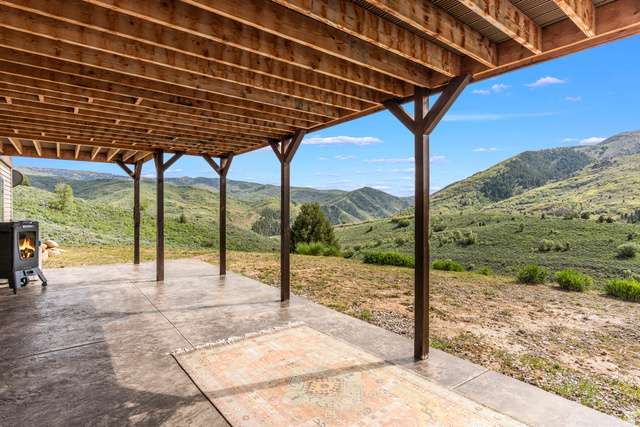 2013 North River View Road Huntsville, UT 84317 - Photo 33 of 53 View of patio with a mountain view