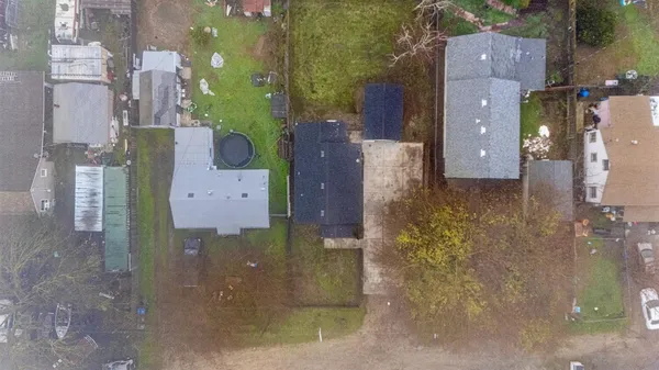 aerial view of a house