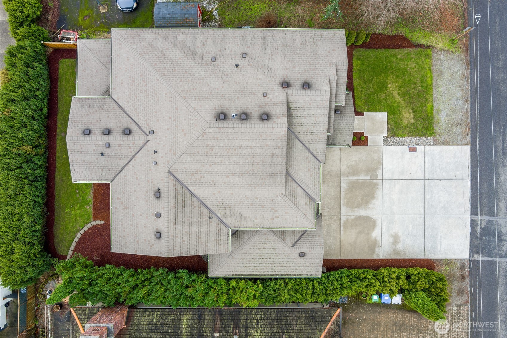 3303 Northeast 7th Street Renton, WA 98056 - Photo 22 of 25 an aerial view of a house with a yard