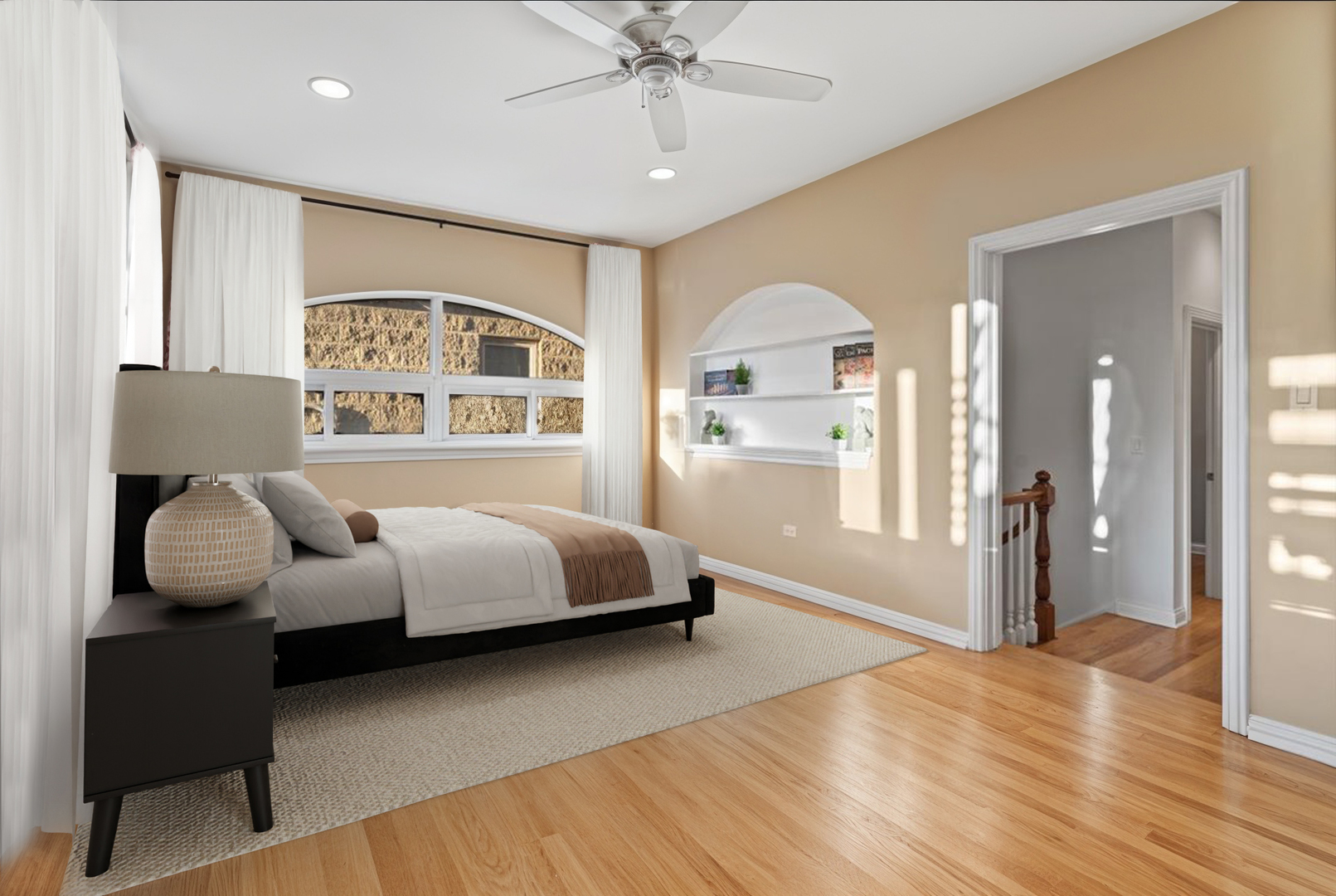 2642 North Racine Avenue, Unit 2N Chicago, IL 60614 - Photo 12 of 22 a bedroom with a bed and window