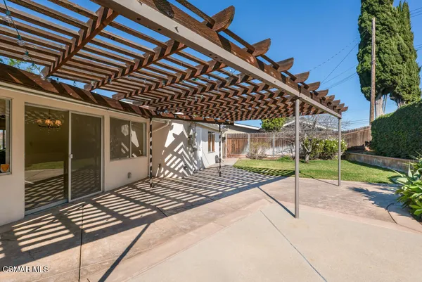 a view of porch with patio