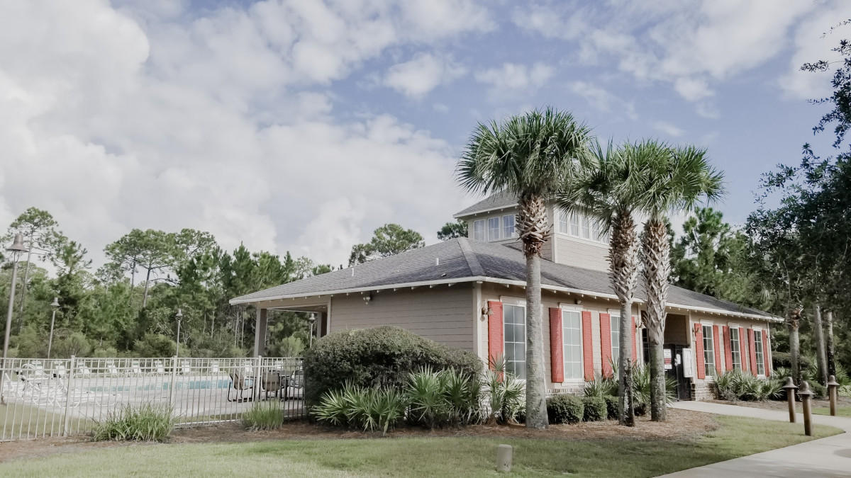 118 Pin Oak Loop Santa Rosa Beach, FL 32459 - Photo 15 of 15 a front view of a house with garden