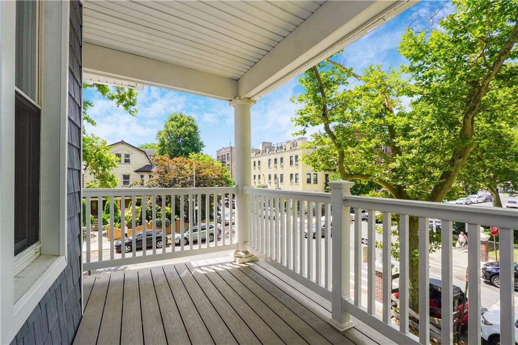 793 Westminster Road Brooklyn, NY 11230 - Photo 7 of 47 a view of a balcony with wooden floor