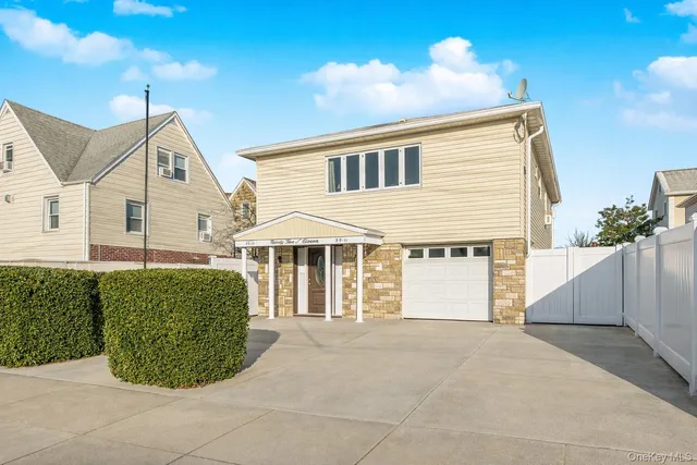 a house view with a outdoor space