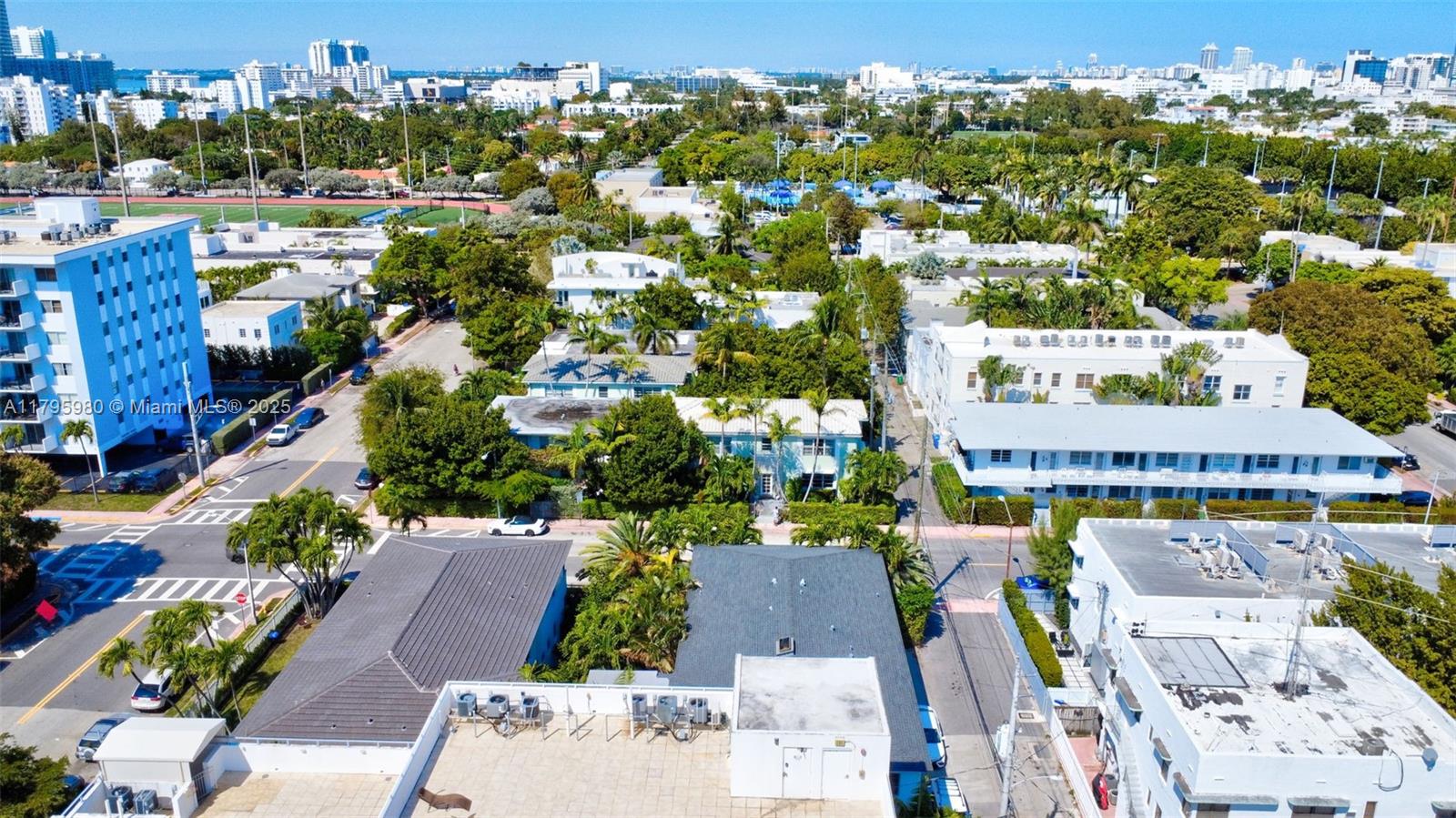 Flamingo-Lummus Miami Beach, FL 33139 - Photo 63 of 63 an aerial view of residential houses with outdoor space and swimming pool