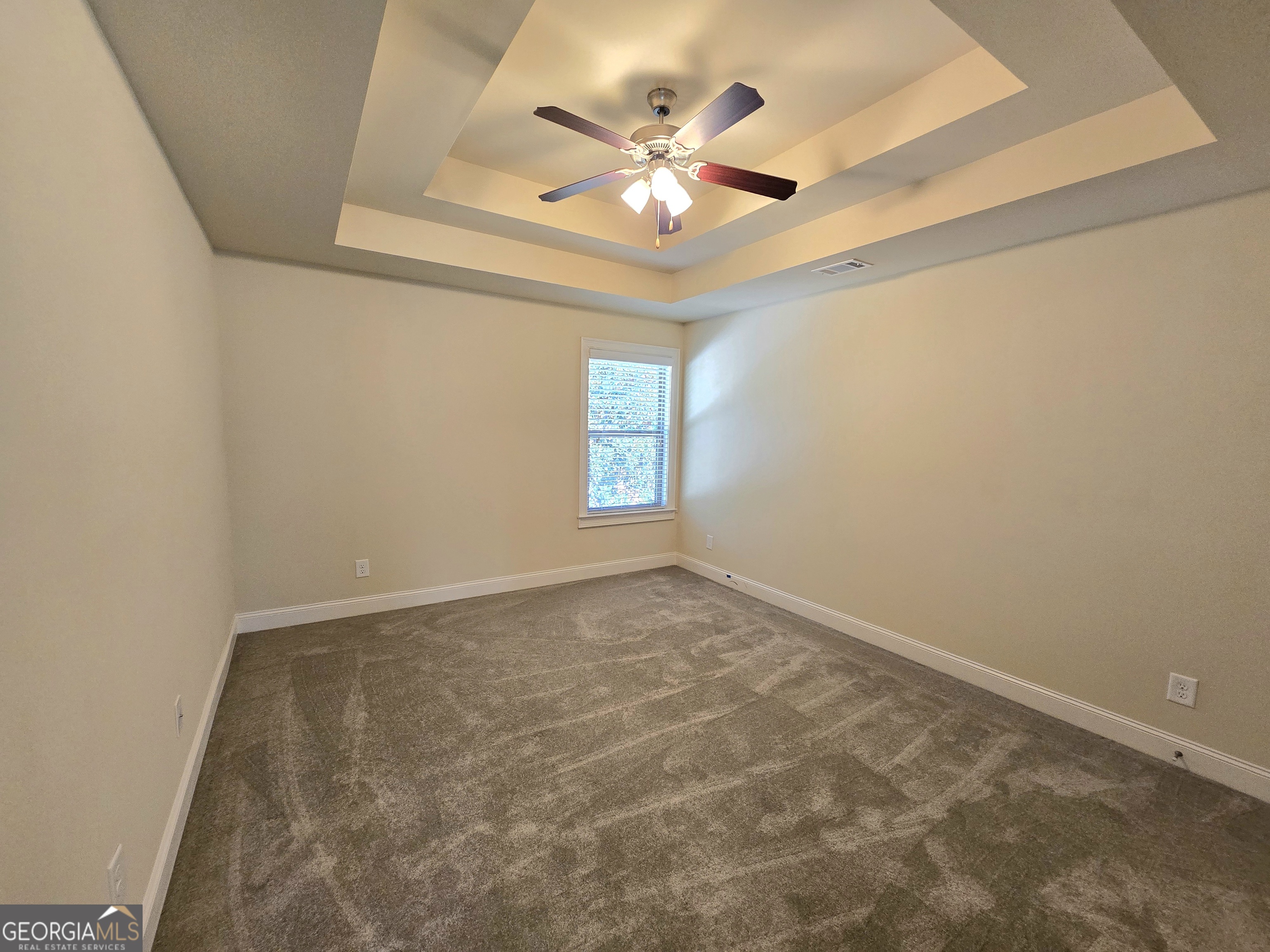 9 Ravine Drive Newnan, GA 30265 - Photo 35 of 46 en empty room with windows and ceiling fan