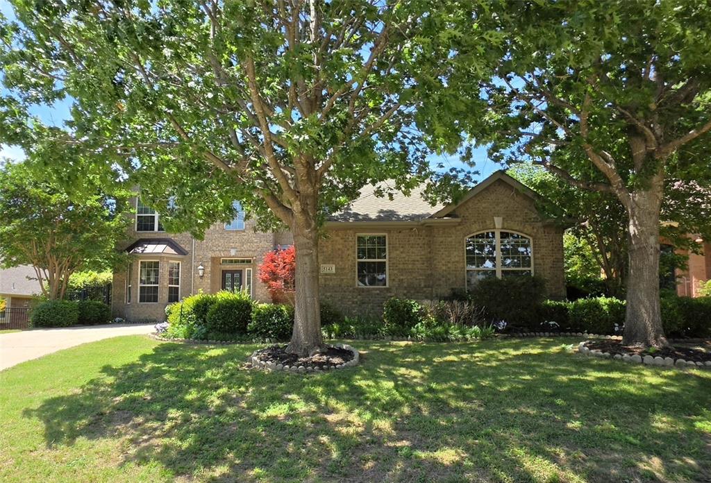 5143 Stream Crest Way Fairview, TX 75069 - Photo 2 of 35 Brick facade residence with a gabled roofline