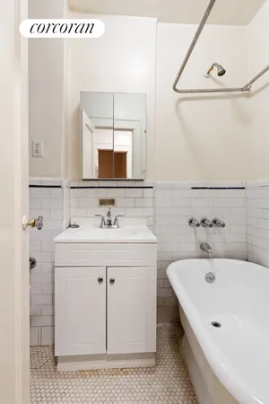 a bathroom with a sink and a bathtub