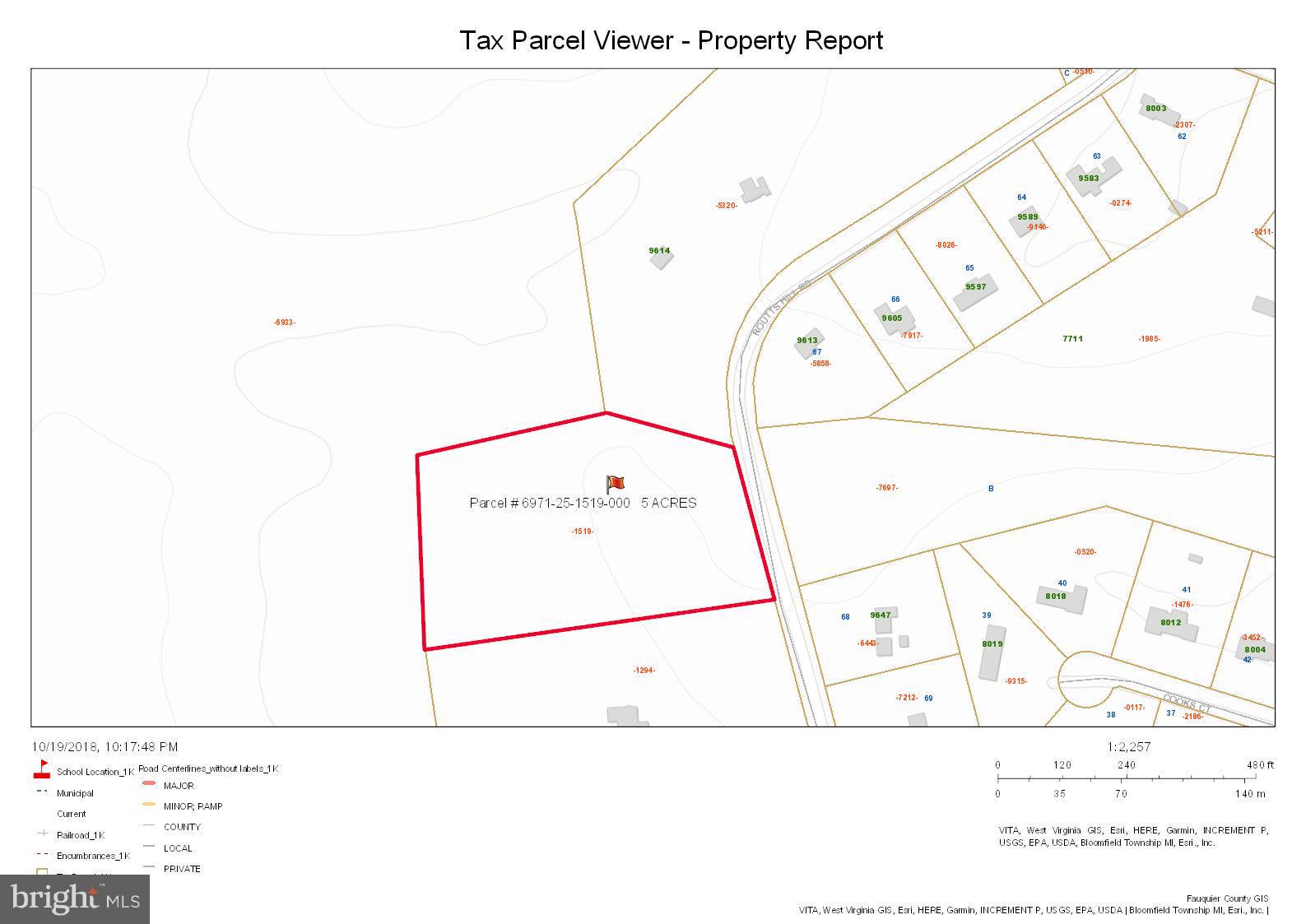 0 Routts Hill Road Warrenton, VA 20186 - Photo 2 of 3 Tax Map Parcel 2 Revised - Not Guaranteed Accuracy