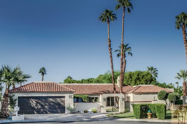 2 Boothill Circle Rancho Mirage, CA 92270 - Photo 37 of 42 a front view of a house with a garden