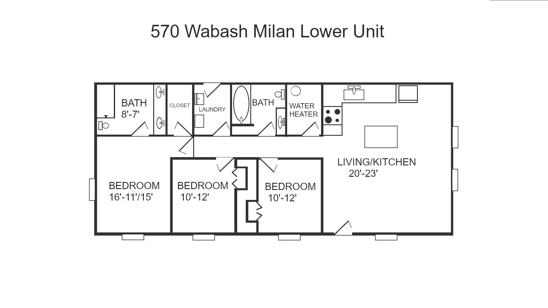 570 Wabash Street Milan, MI 48160 - Photo 18 of 29 lower unit