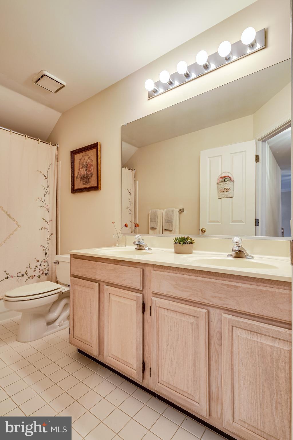 10396 Derby Drive Laurel, MD 20723 - Photo 27 of 41 Guest bathroom upstairs, double vanity.