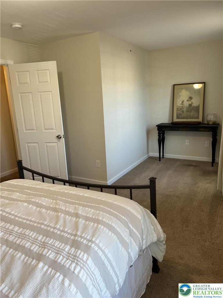 5380 Jutland Road Allentown, PA 18104 - Photo 10 of 27 A well-proportioned sleeping space with soft carpet and a classic paneled door.