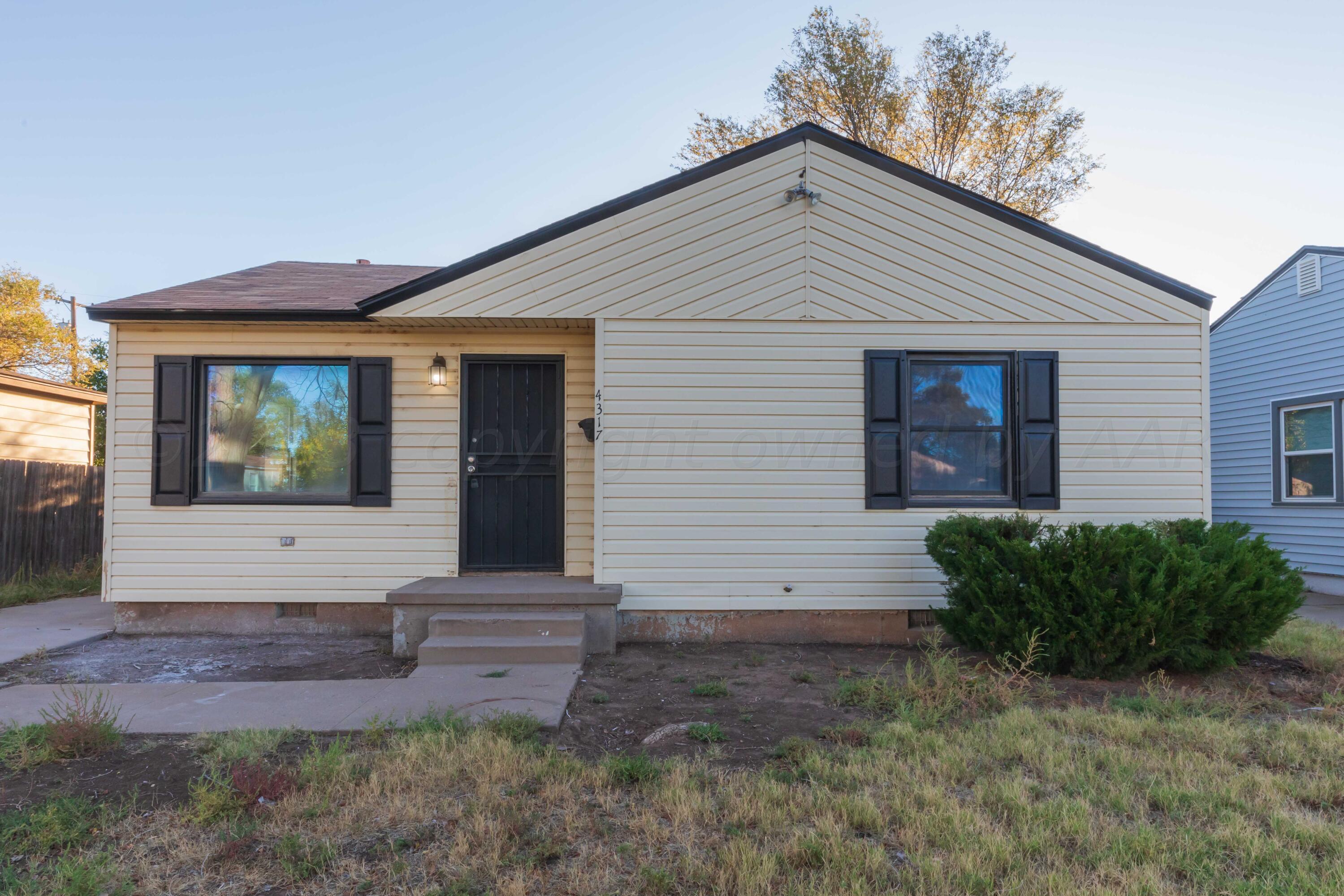 4317 Gables Street Amarillo, TX 79110 - Photo 1 of 29 FRONT VIEW 2