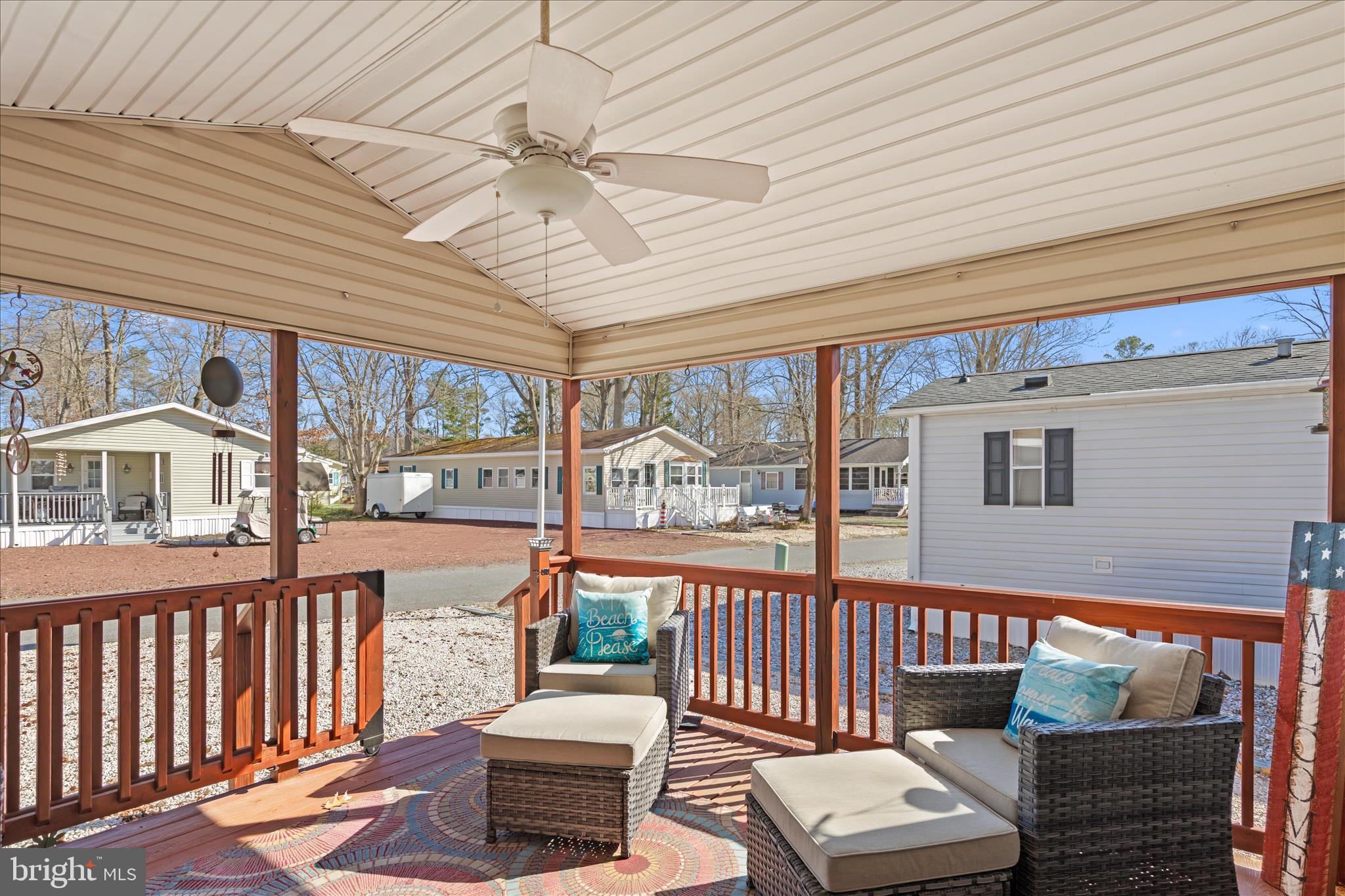 25760 Blue Ridge Street Millsboro, DE 19966 - Photo 42 of 64 a view of a balcony with furniture