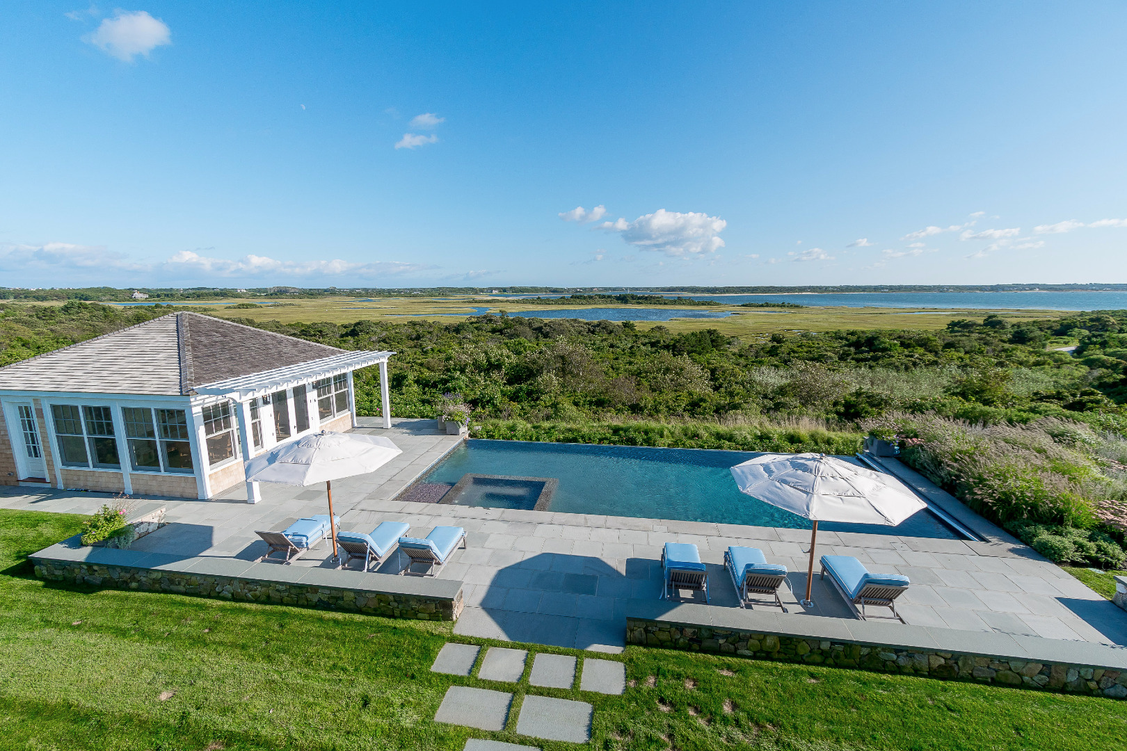 68 Pocomo Road Nantucket, MA 02554 - Photo 9 of 43 Pool view from Master BR