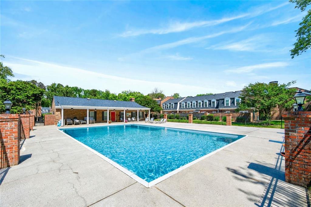 9 Scotland Place Northwest Atlanta, GA 30318 - Photo 35 of 49 a view of a house with pool