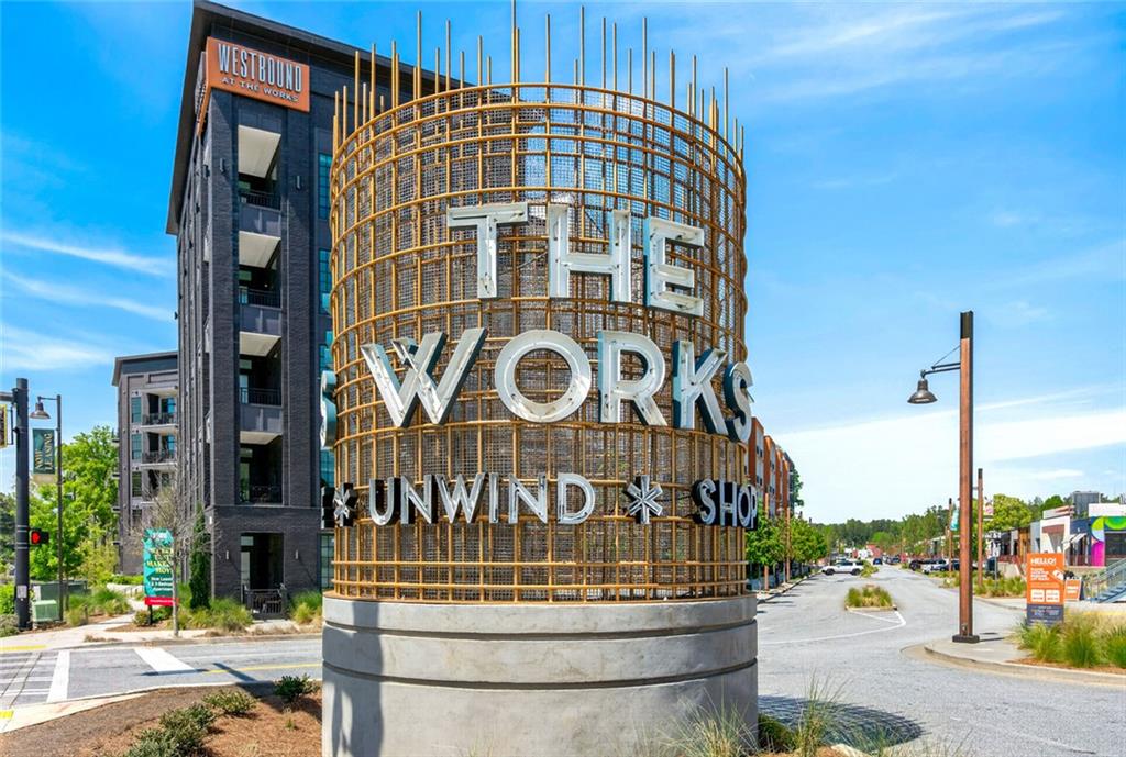 9 Scotland Place Northwest Atlanta, GA 30318 - Photo 44 of 49 a sign on the side of a building