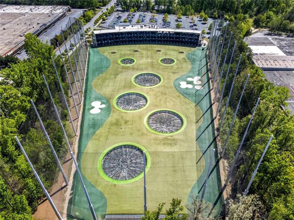 9 Scotland Place Northwest Atlanta, GA 30318 - Photo 45 of 49 an aerial view of a house swimming pool and outdoor space