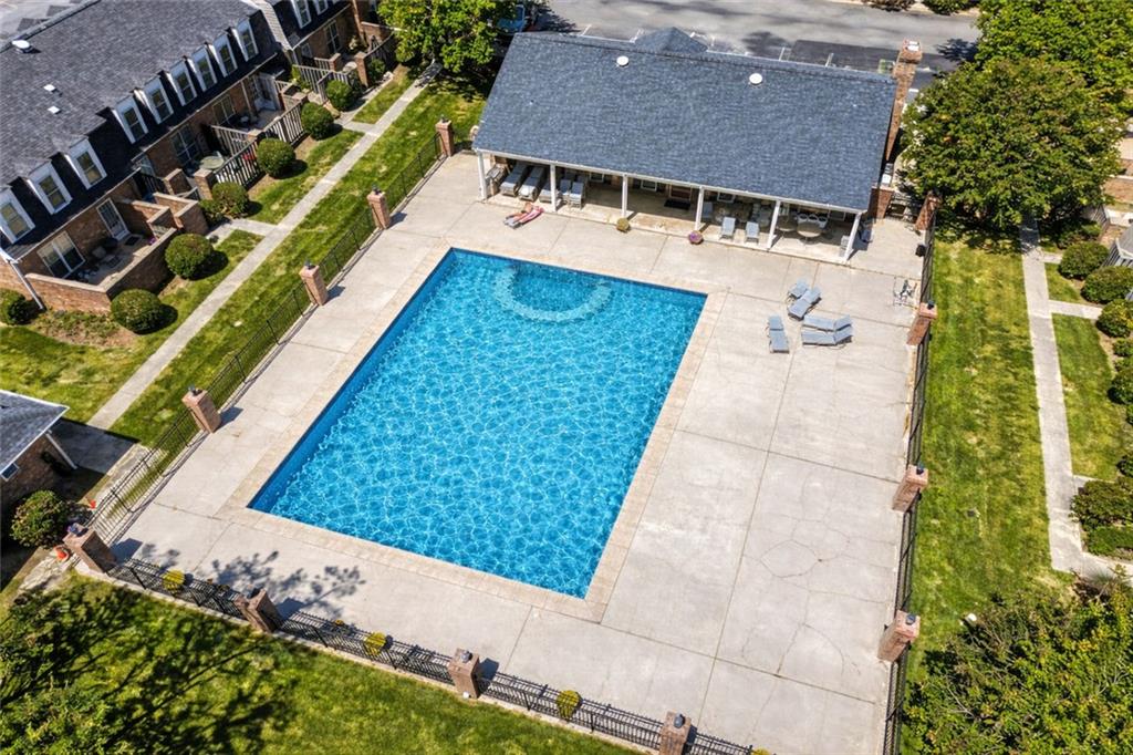 9 Scotland Place Northwest Atlanta, GA 30318 - Photo 7 of 49 an aerial view of a house