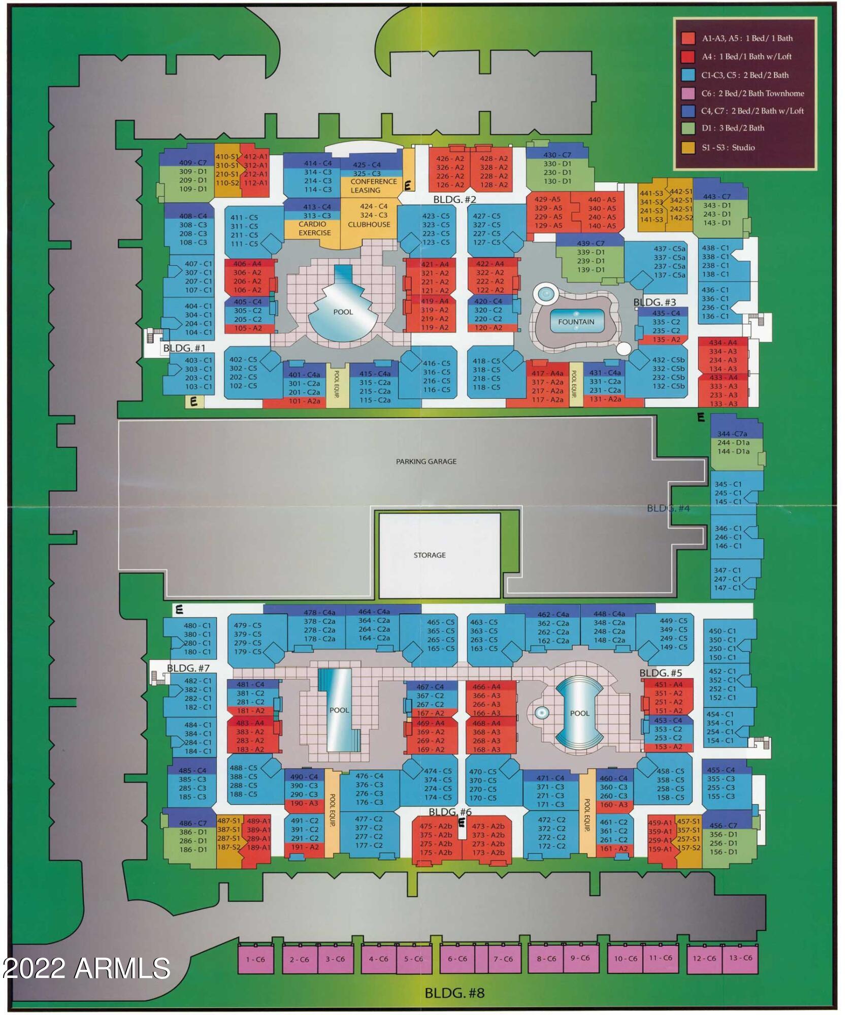 1701 East Colter Street, Unit 365 Phoenix, AZ 85016 - Photo 25 of 30 Biltmore-Square-Layout