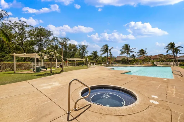 a view of swimming pool and outdoor space