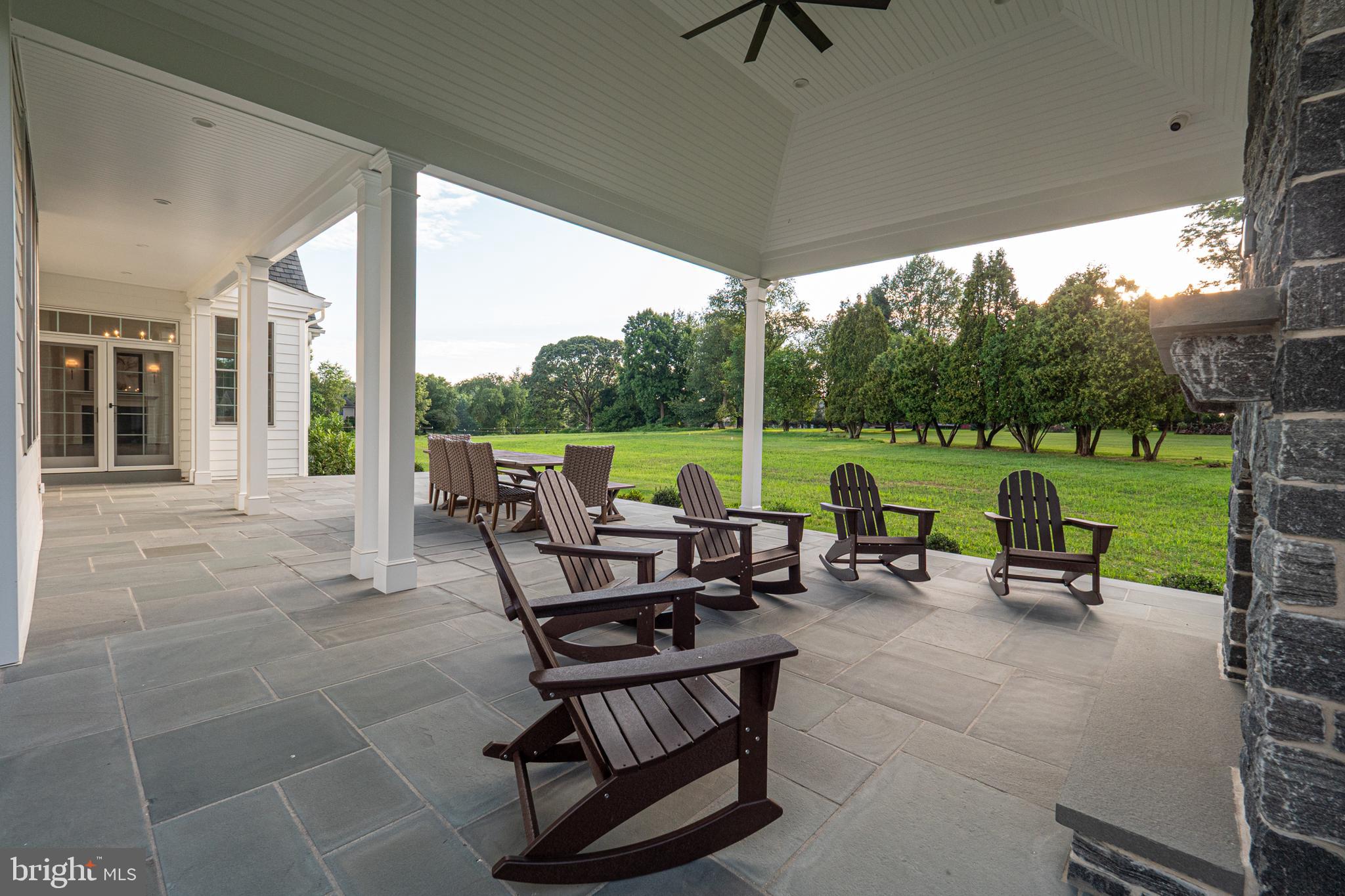 32 Oakland Road Chadds Ford, PA 19317 - Photo 54 of 76 Covered Fireplace with treelined views