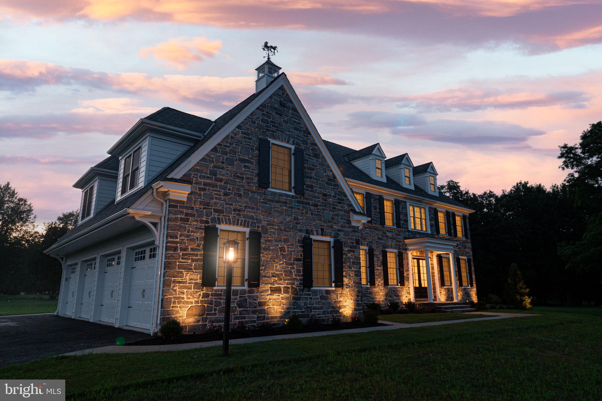 32 Oakland Road Chadds Ford, PA 19317 - Photo 60 of 76 Twilight Exterior