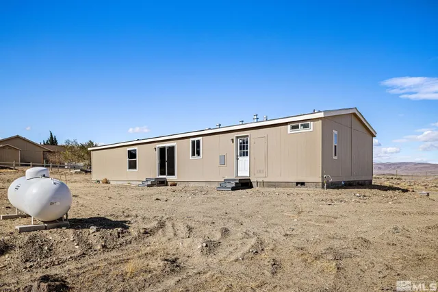 a backyard of a house