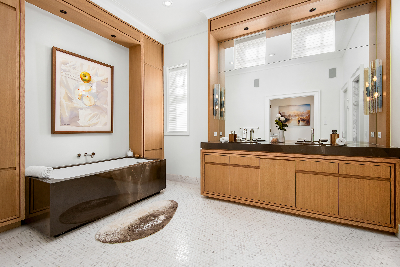 1921 North Mohawk Street Chicago, IL 60614 - Photo 16 of 44 a bathroom with a tub sink and mirror
