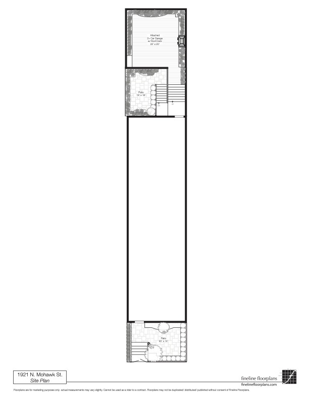 1921 North Mohawk Street Chicago, IL 60614 - Photo 42 of 44 a picture of a floor plan