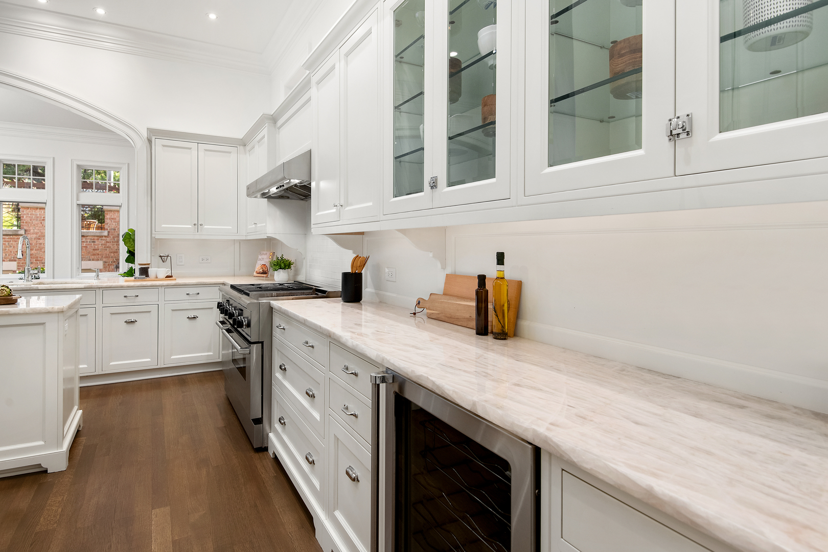 1921 North Mohawk Street Chicago, IL 60614 - Photo 9 of 44 a kitchen with a sink dishwasher and cabinets