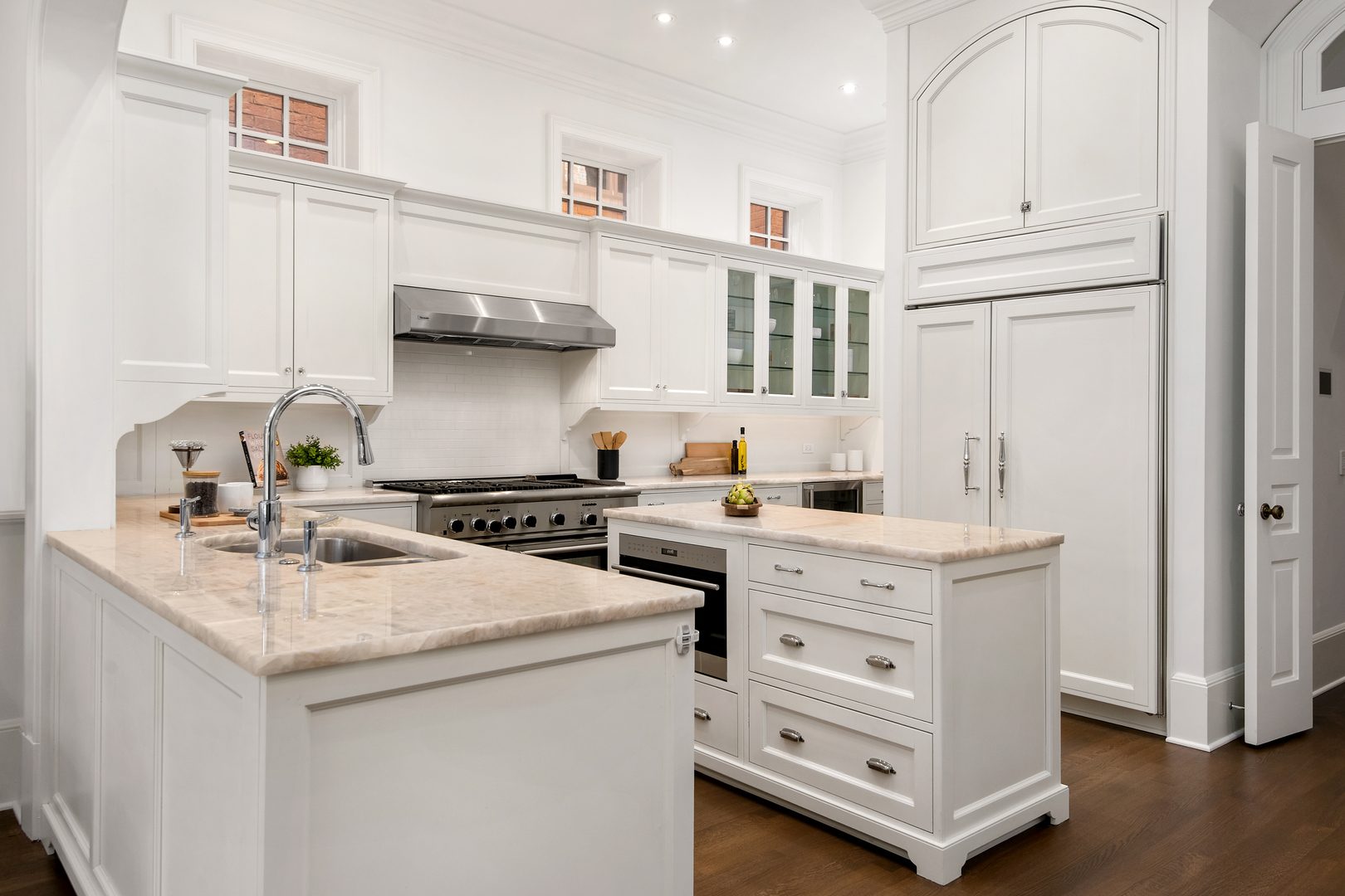 1921 North Mohawk Street Chicago, IL 60614 - Photo 10 of 44 a kitchen with stainless steel appliances granite countertop a stove and a sink