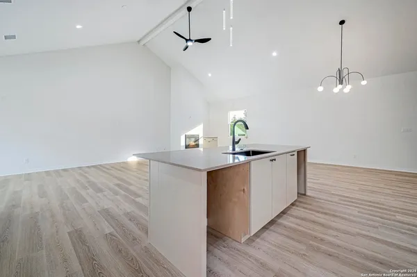 a very nice looking room with a large window