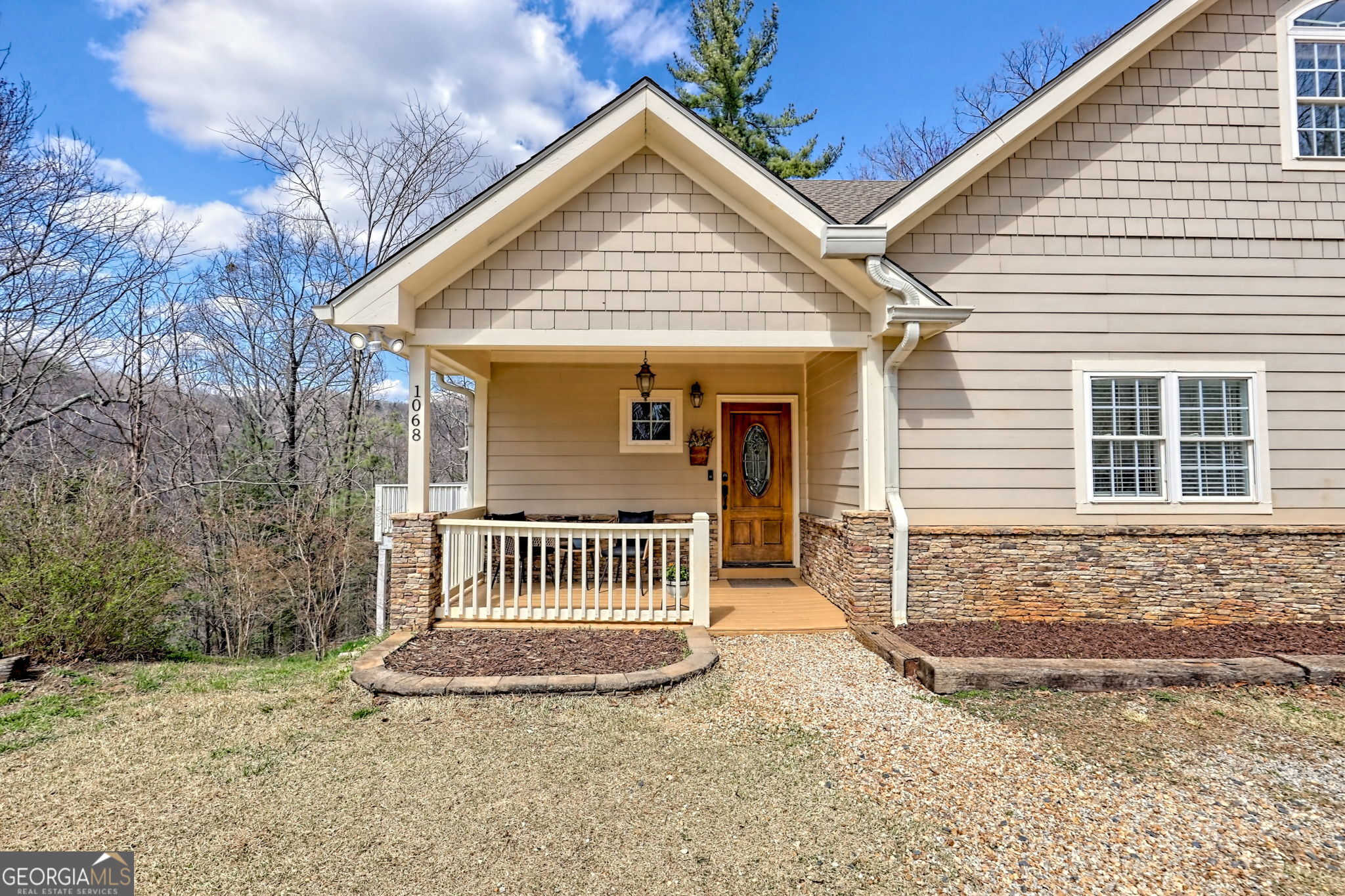 1068 Coleman River Road Clayton, GA 30525 - Photo 14 of 90 front view of a house with a yard