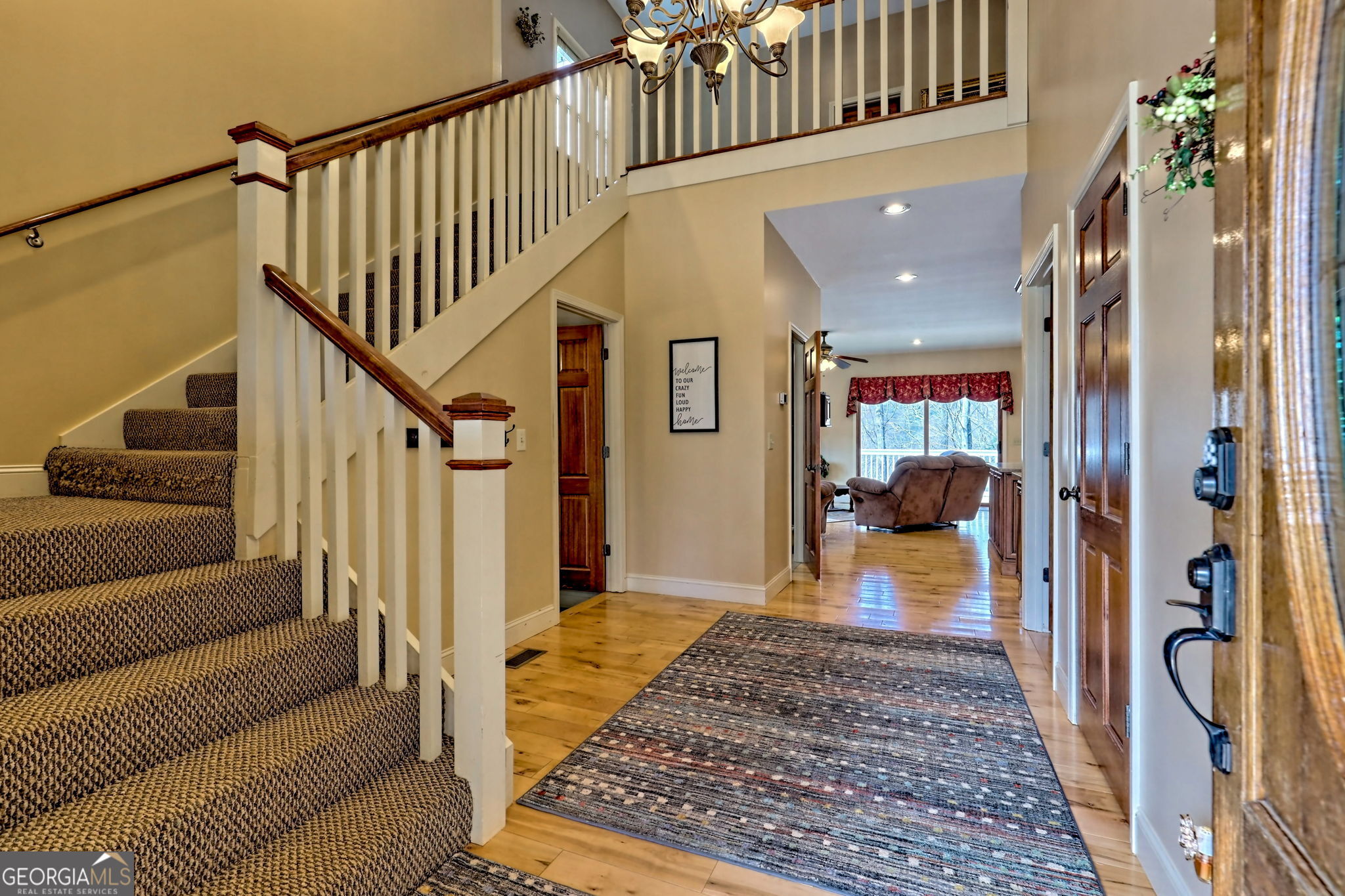 1068 Coleman River Road Clayton, GA 30525 - Photo 16 of 90 a view of a hallway view with staircase