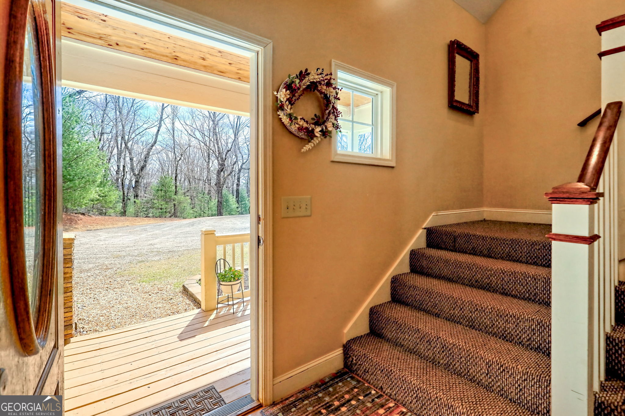 1068 Coleman River Road Clayton, GA 30525 - Photo 57 of 86 a view of entryway and hall with wooden floor