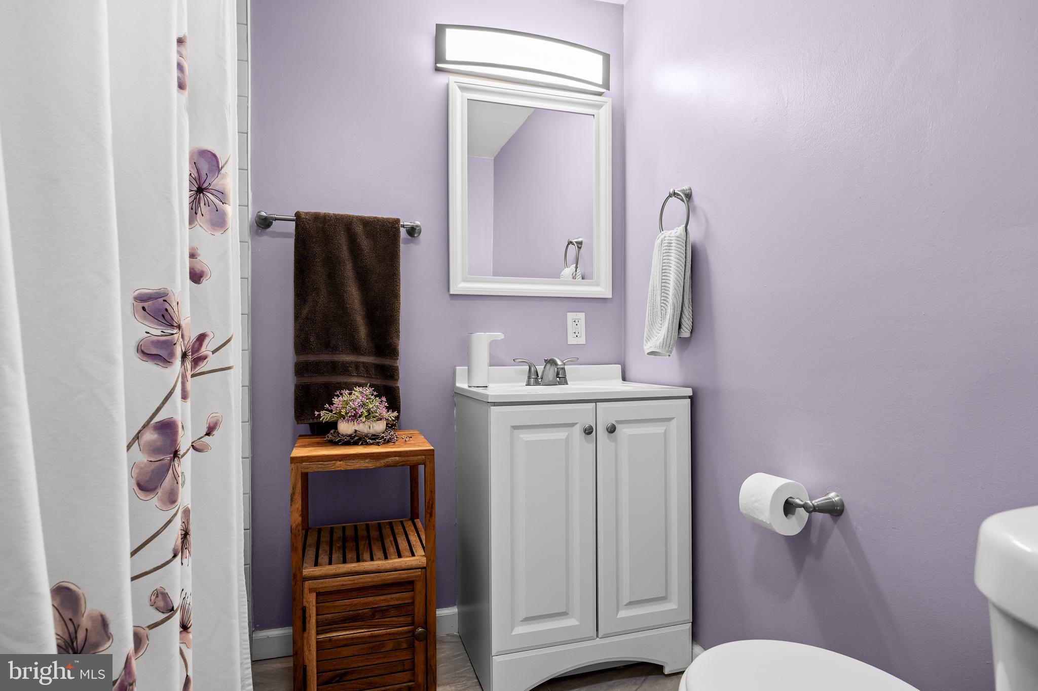 450 South 1st Road Hammonton, NJ 08037 - Photo 19 of 28 a bathroom with a sink toilet and shower