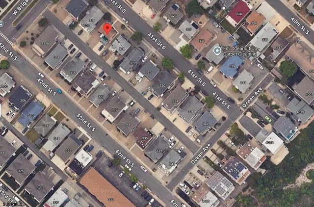 a front view of a building