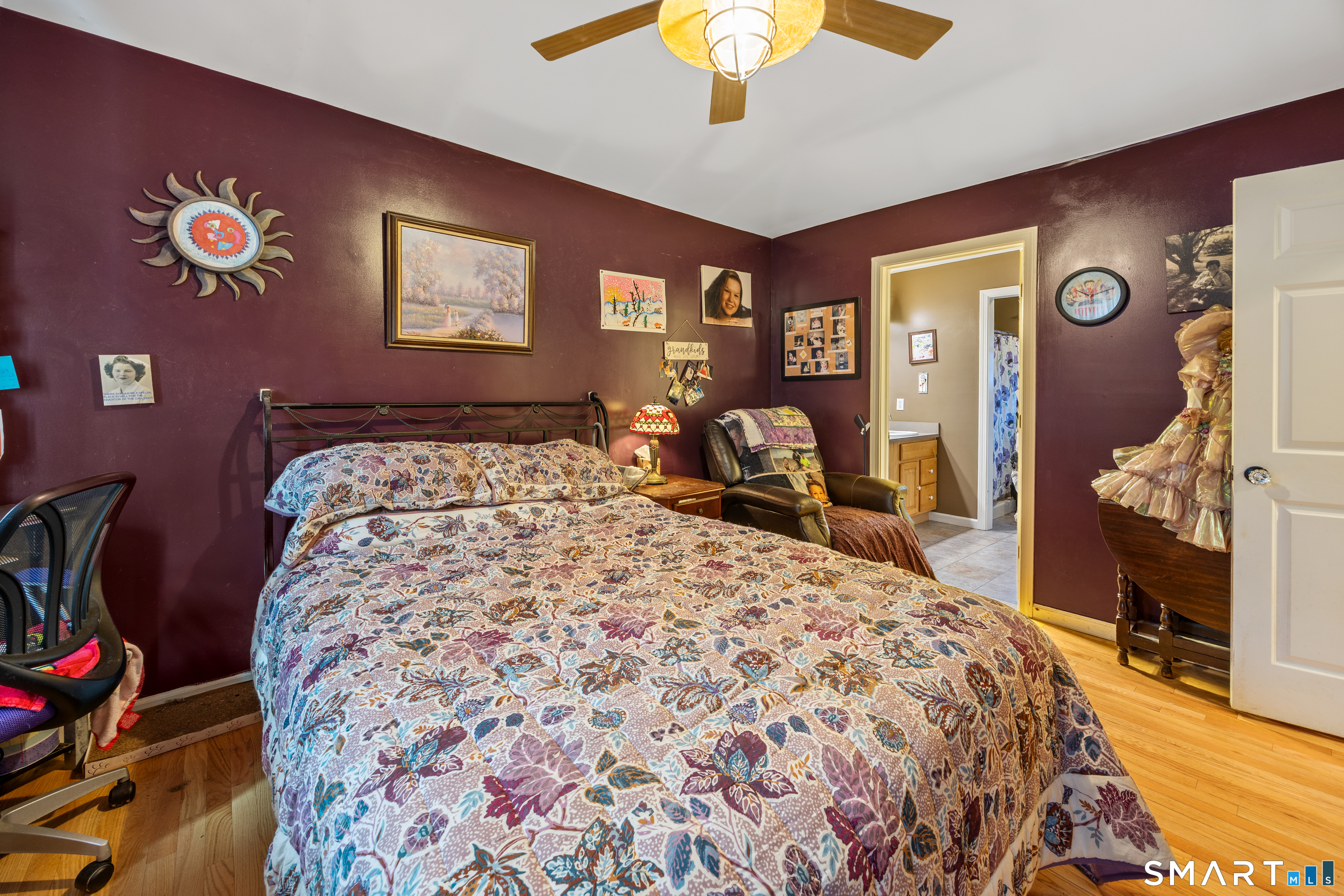 197 Preston Road Plymouth, CT 06786 - Photo 20 of 39 a bed sitting in a bedroom next to a window