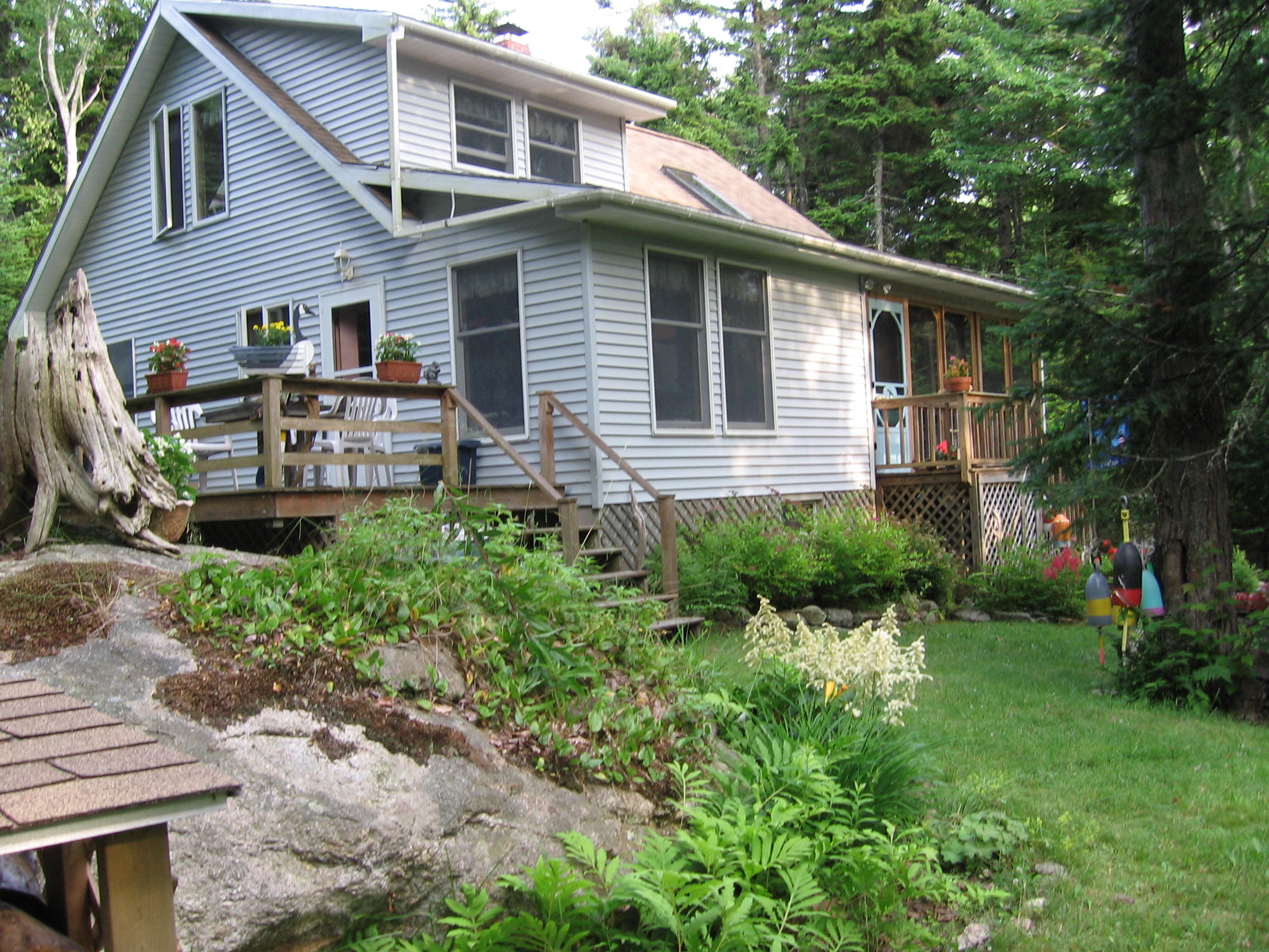 151 Snowball Hill Road Bristol, ME 04554 - Photo 1 of 26 Back deck off kitchen