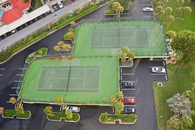 a bird view of a house
