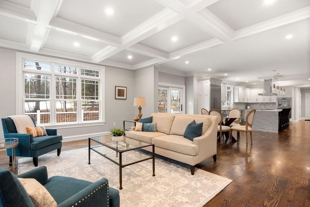 6 West Knoll Road Andover, MA 01810 - Photo 14 of 42 a living room with furniture and a table