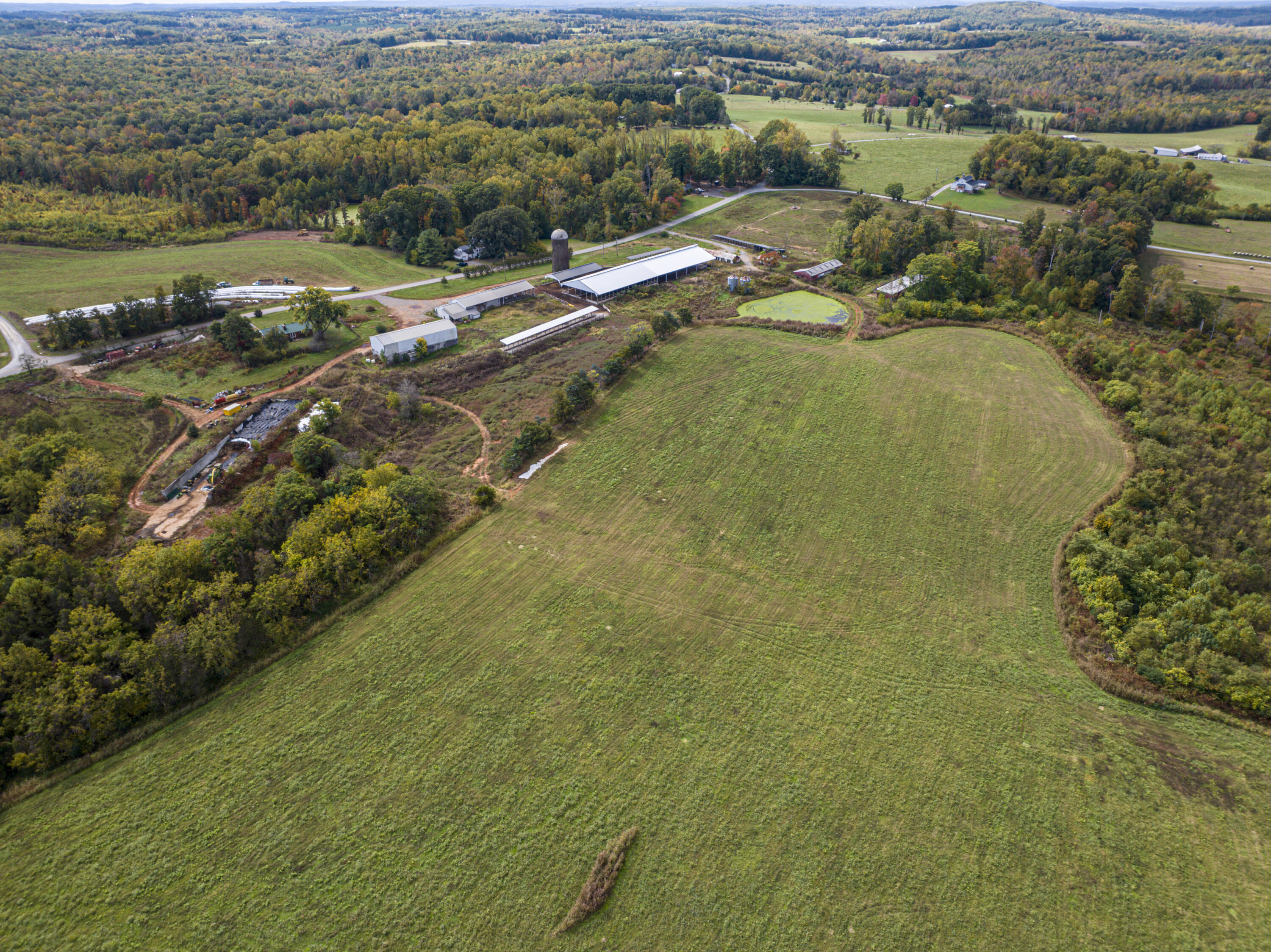 9961 Falling Creek Road Huddleston, VA 24104 - Photo 35 of 39 an aerial view of residential houses with outdoor space